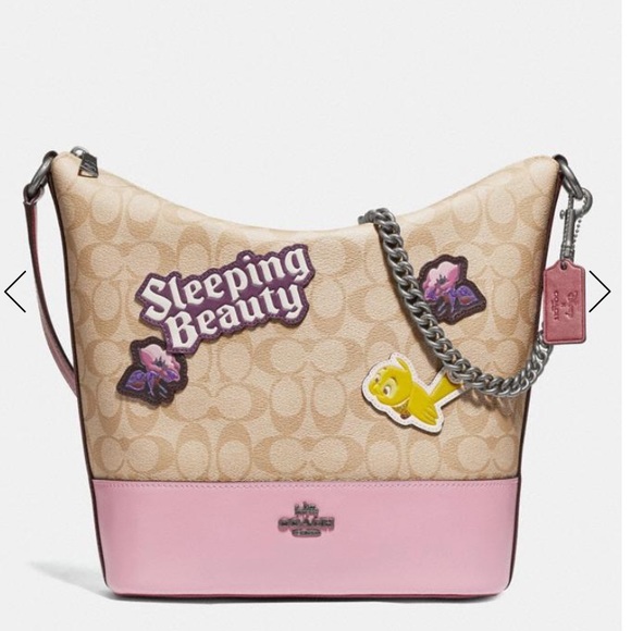 Coach Handbags - Authentic Coach Disney X L.Ed smooth leather bag🌸